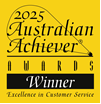2025 Australian Achiever Awards Winner, Excellence in Customer Service