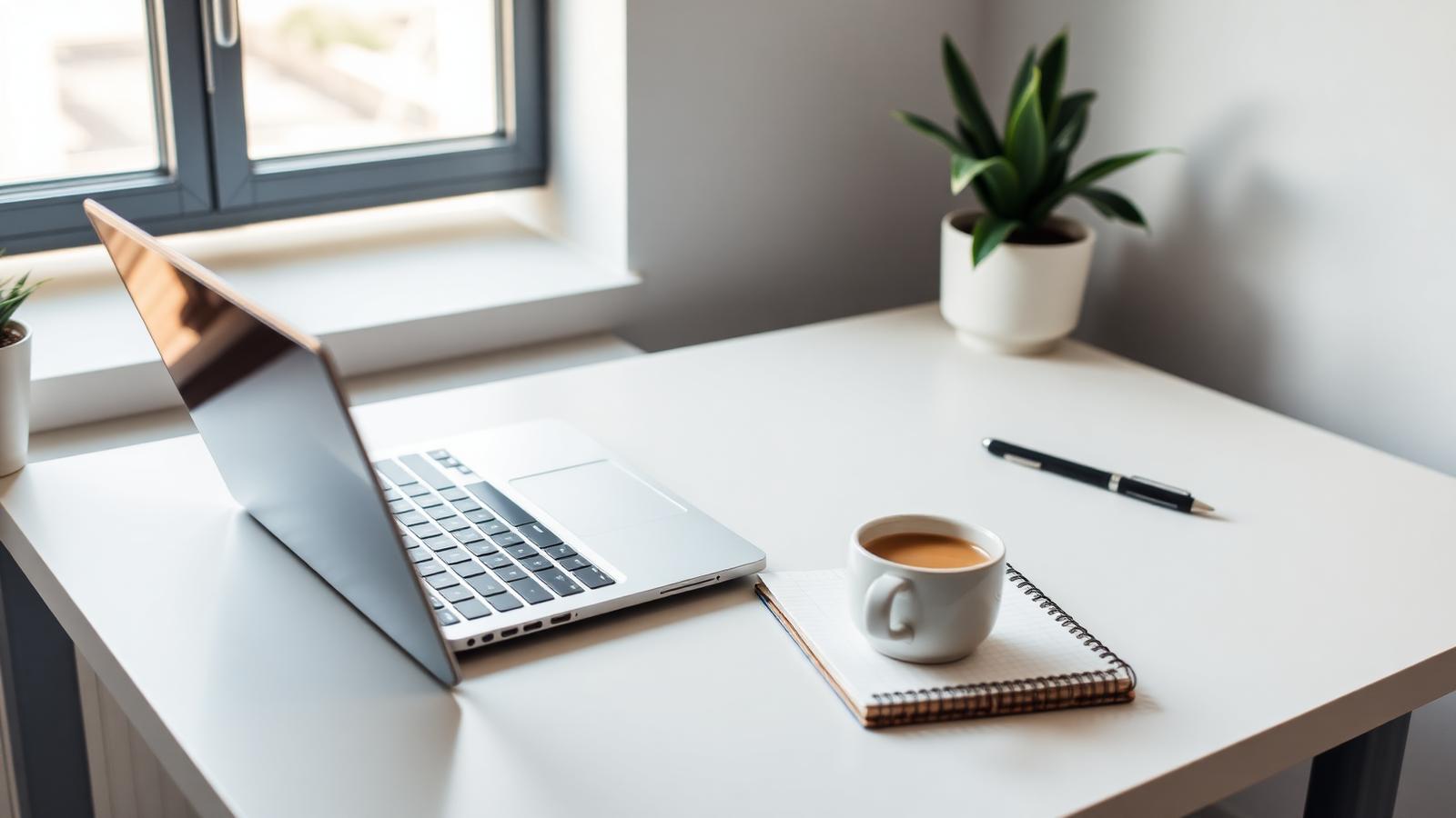 Two business owners planning at a desk